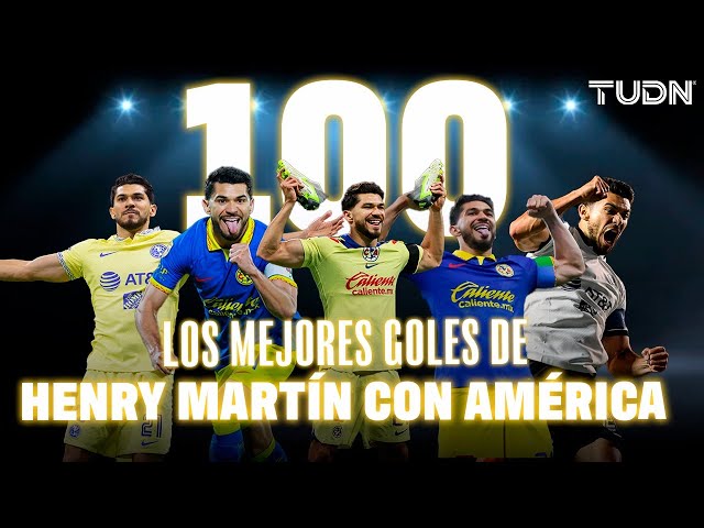 ⁣¡HOMBRE CENTENARIO!  Los mejores goles de HENRY MARTÍN con AMÉRICA | TUDN
