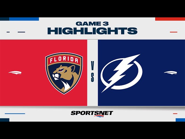 ⁣NHL Game 3 Highlights | Panthers vs. Lightning - April 25, 2024