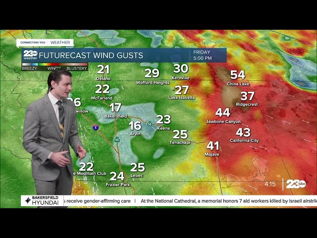 23ABC Evening weather update April 25, 2024