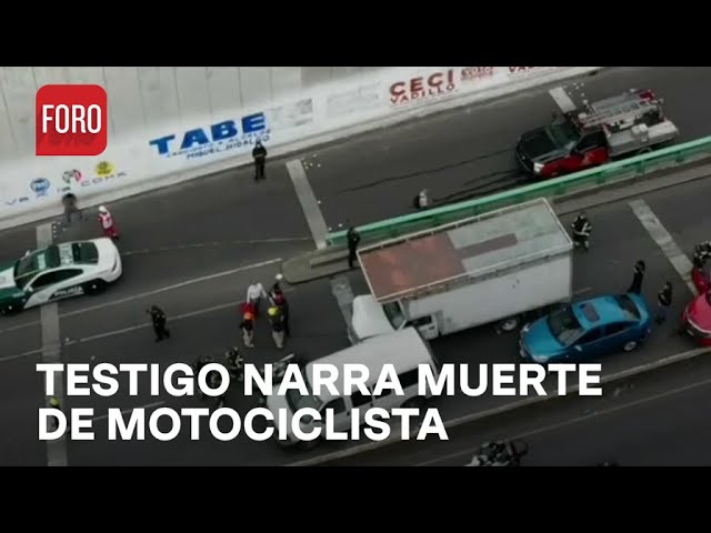 ⁣Testigo cuenta cómo murió prensado motociclista en carambola de Constituyentes - Las Noticias