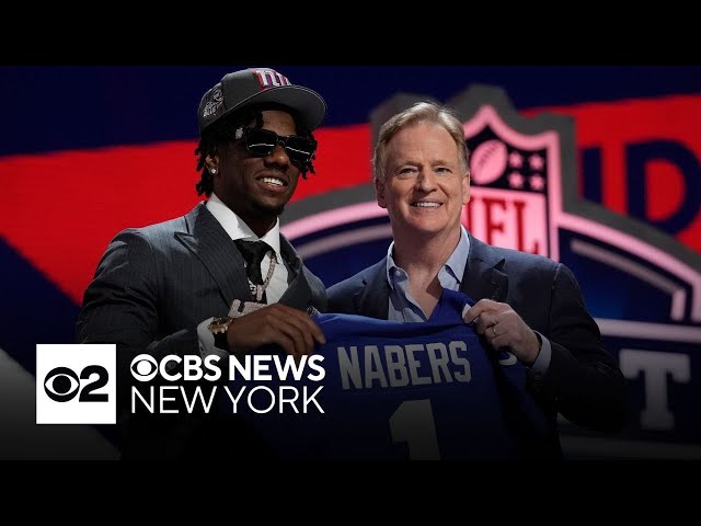 Who did the Jets and the Giants take in the first round of the NFL Draft?