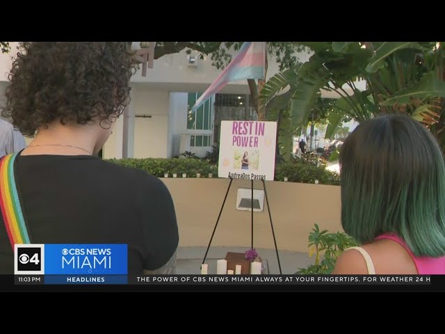 Vigil held for trans woman beaten to death in Miami Beach