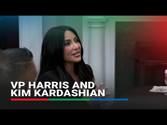 ⁣US VP Harris hosts Kim Kardashian to discuss criminal justice reform | ABS CBN News