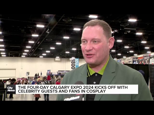 ⁣Calgary Expo 2024 opens with celebrity guests and fans in cosplay