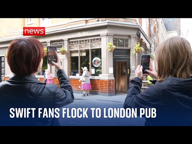 ⁣Taylor Swift fans flock to London pub after mention on her new album
