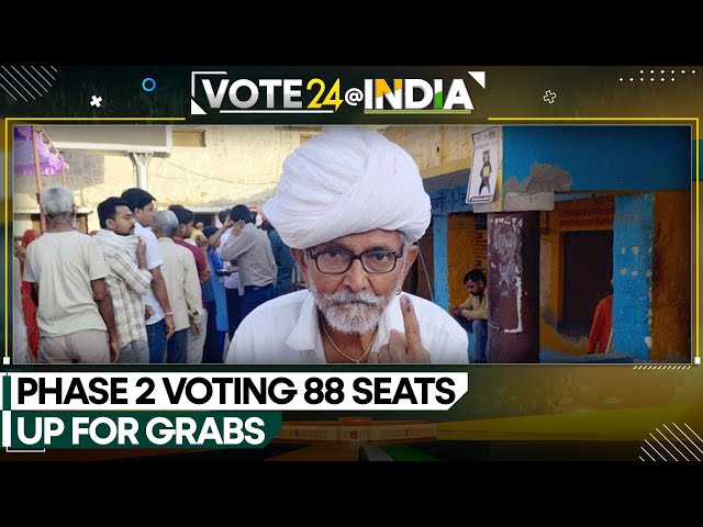 ⁣India General Elections 2024: Voting in 88 constituencies across India | WION