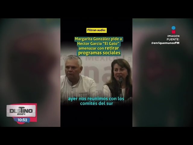 ⁣Filtran audio de candidata de Morelos; amenaza con quitar programas sociales | Ciro Gómez Leyva