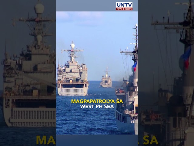 ⁣Naval ships na sasabak sa multilateral maritime drills sa Balikatan, tumulak na pa-WPS