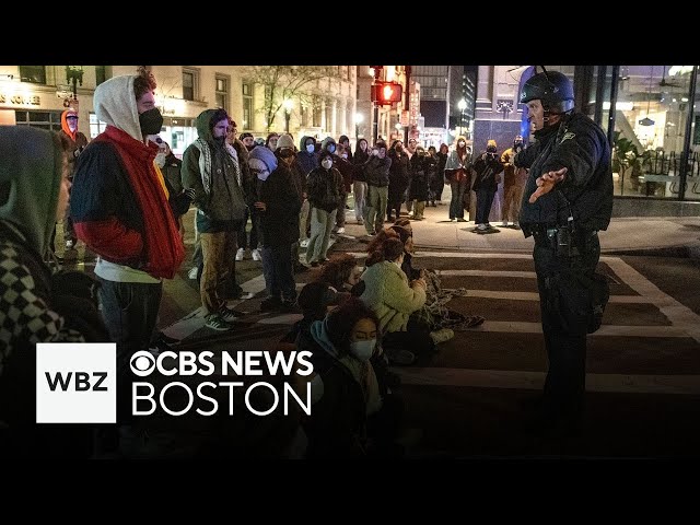Pro-Palestinian encampment cleared at Emerson College