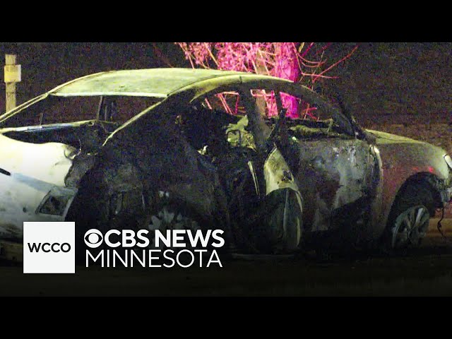 ⁣Man hailed as hero after trying to save friend from fiery crash in Minneapolis