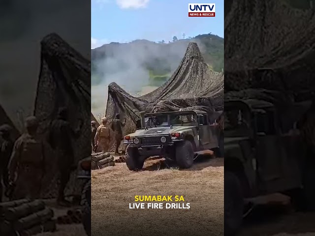 ⁣Mga sundalo ng PH at US, nagsagawa ng Salaknib live fire exercises sa Nueva Ecija