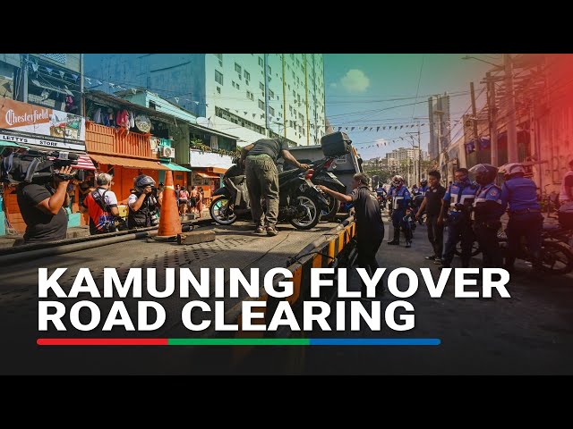 ⁣Kamuning Flyover alternate route clearing | ABS CBN News