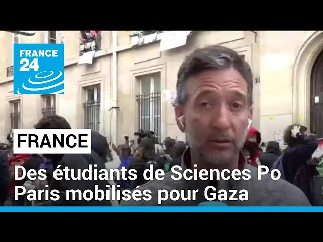 ⁣France : des étudiants de Sciences Po Paris mobilisés pour Gaza • FRANCE 24