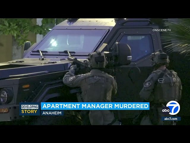 ⁣Anaheim tenant fatally shoots apartment manager and then kills himself, police say