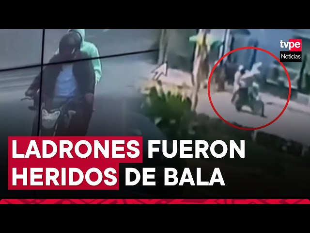 ⁣Balacera, persecución y captura en Trujillo: delincuentes intentaron asaltar a empresario