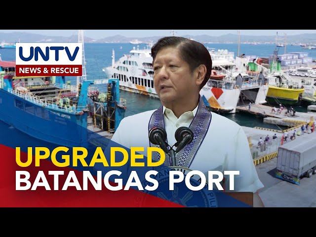 ⁣PBBM leads opening of largest, modern port passenger terminal in Batangas