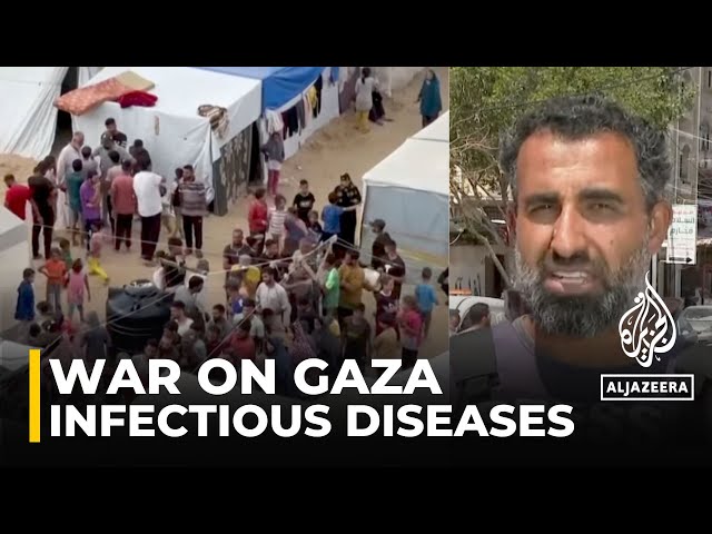 ⁣Rafah’s crowded, unsanitary conditions a breeding ground for infectious diseases