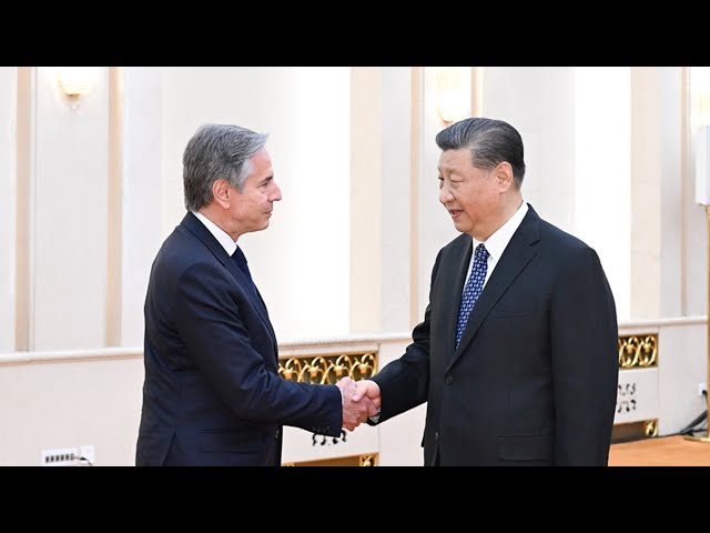 ⁣Си Цзиньпин встретился с Энтони Блинкеном в Пекине