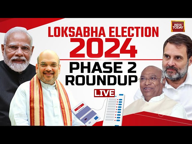 ⁣The Phase 2 Tracker LIVE: Final Hour Full Roundup | Lok Sabha Election Phase 2 | India Today LIVE