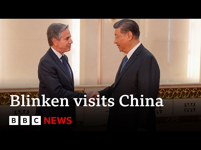 ⁣China’s Xi Jinping meets US Secretary of State Antony Blinken | BBC News