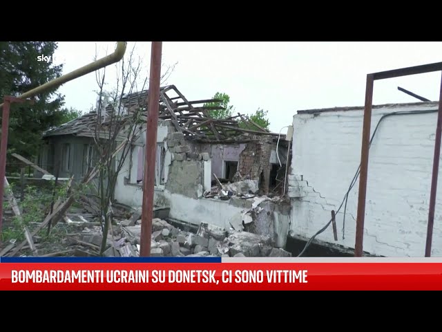 ⁣Russia, due persone morte nel bombardamento di Donetsk