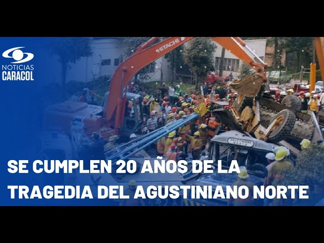⁣Homenaje a las 23 víctimas de la tragedia del Agustiniano Norte