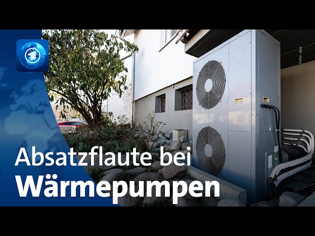 ⁣Energiewende: Absatzflaute bei Wärmepumpen