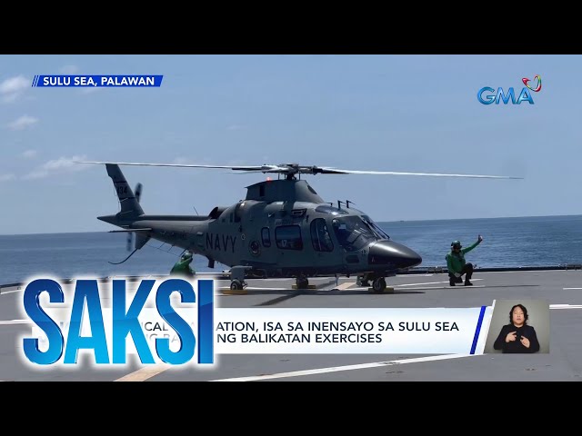 ⁣Medical evacuation, isa sa inensayo sa Sulu Sea bilang bahagi ng Balikatan exercises | Saksi