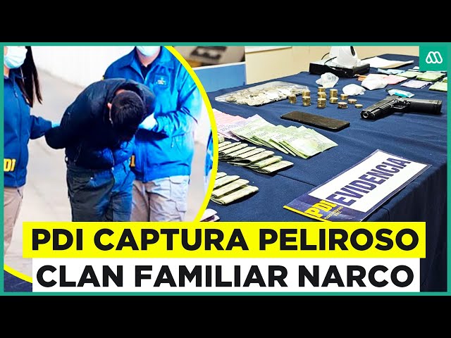 Tenían sistema de seguridad: PDI desbarata clan narco familiar en Maipú