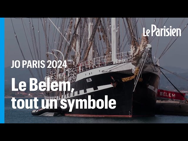 ⁣JO Paris 2024 : l’histoire du Belem, le voilier mythique qui va convoyer la flamme jusqu’à Marseille