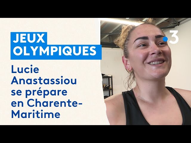 ⁣Jeux Olympiques : Lucie Anastassiou se prépare au centre de performance de Dompierre-sur-Mer