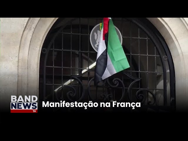 ⁣Estudantes pró-Palestina protestam em universidade | BandNews TV