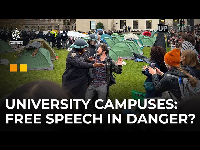⁣Are colleges obstructing free speech for Pro-Palestinian student activists? | UpFront