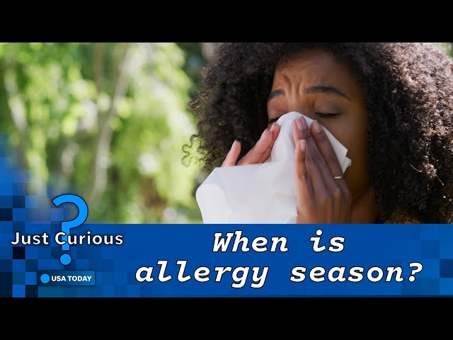 ⁣When is pollen season over? What to know about seasonal allergies | JUST CURIOUS