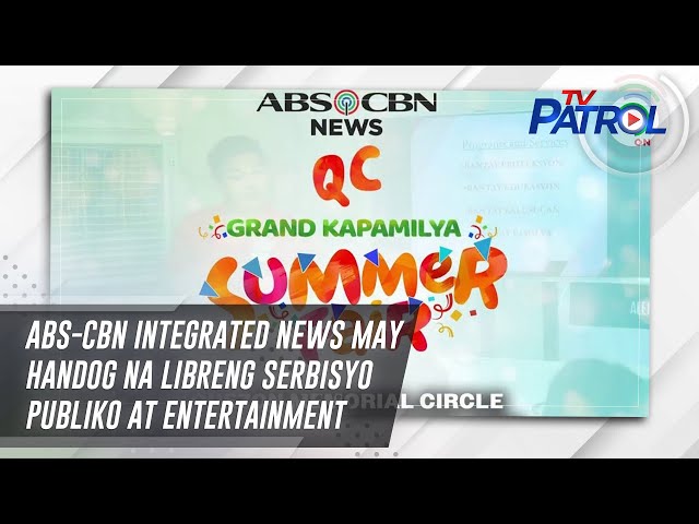 ⁣ABS-CBN Integrated News may handog na libreng serbisyo publiko at entertainment | TV Patrol