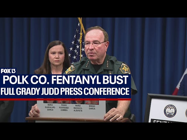 ⁣Grady Judd: 4 arrested in Florida fentanyl bust