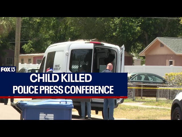 Child killed press conference