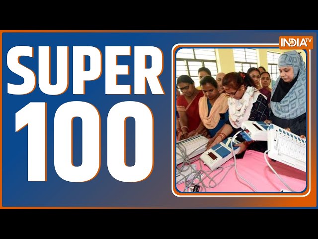 ⁣Super 100: Second Phase Election | PM Modi Road Show | CM Yogi | EVM-VVPAT | Supreme Court |Congress