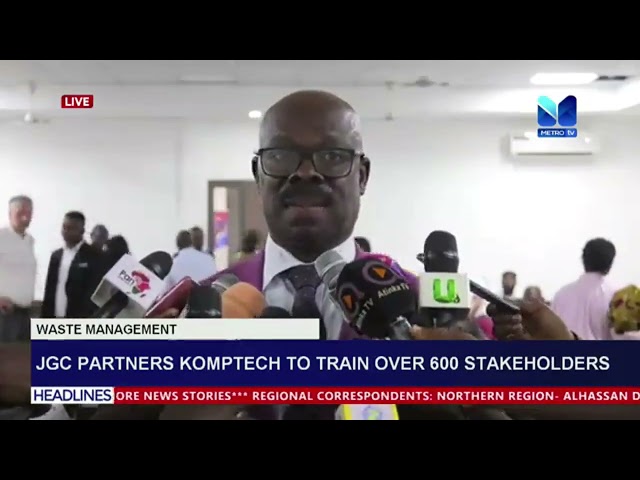 ⁣JGC Partners Komptech to Train over 600 stakeholders