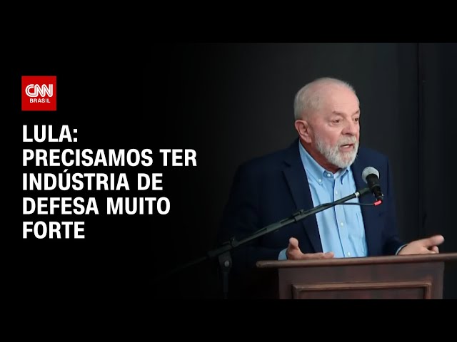 Lula: Precisamos ter indústria de defesa muito forte | BASTIDORES CNN