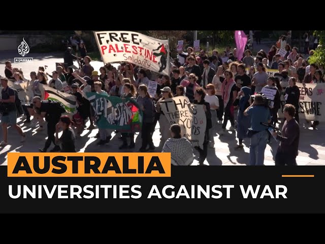 ⁣Australian students join protests for Palestine | Al Jazeera Newsfeed