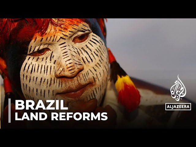 ⁣Brazil land reform protests: Activists occupy 'unproductive' land