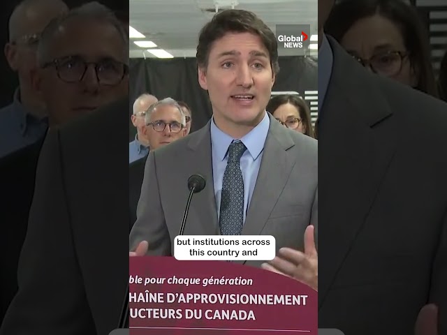 ⁣Trudeau reacts after AFN chief says headdress taken from plane cabin