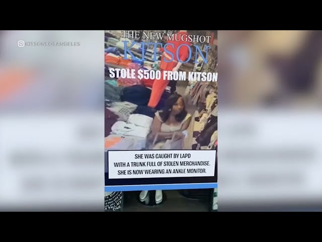 Kitson boutique in Beverly Hills posts shoplifting 'Wall of Shame'