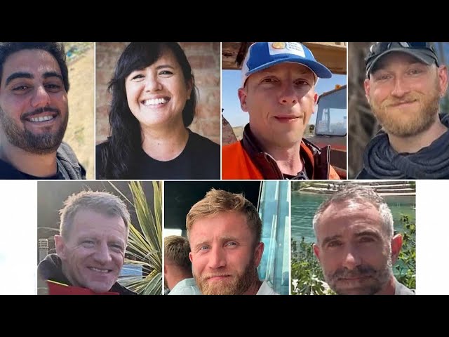 ⁣World Central Kitchen remembers aid workers killed in Israeli airstrike