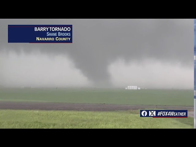 ⁣Possible tornado in Navarro County