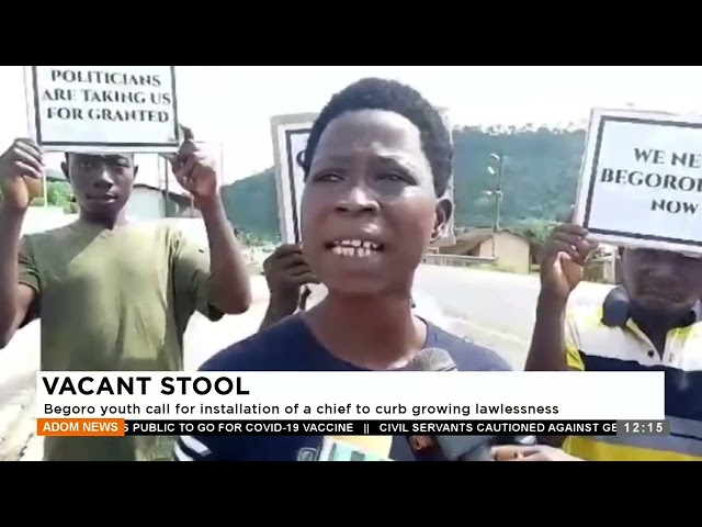 ⁣Beoro youth calls for the installation of a chief to curb growing lawlessness