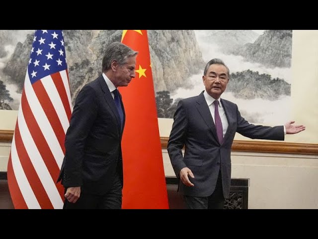 ⁣Antony Blinken meets China's President Xi as US and China spar over issues