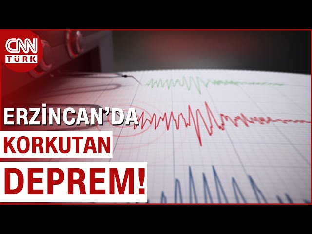 SON DAKİKA!  | Erzincan'da Korkutan Deprem! 4,1 Büyüklüğünde... #Haber