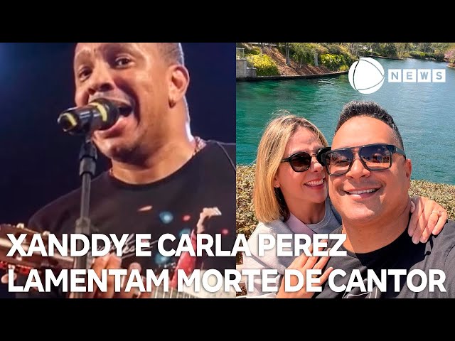 ⁣Xanddy Harmonia e Carla Perez lamentam morte de Anderson Leonardo